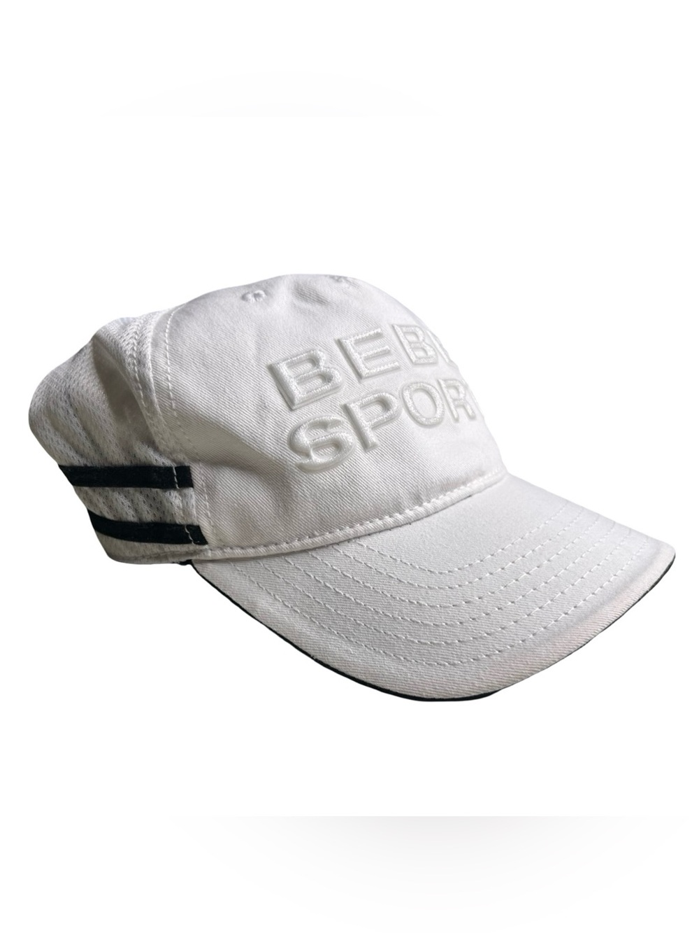 Vintage Y2K Bebe Sport White Embroidered Baseball Cap